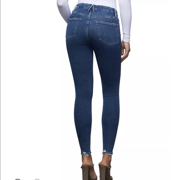 NWT Good American Good Legs High Rise Skinny Jeans Size 0 $171 - Picture 3 of 15